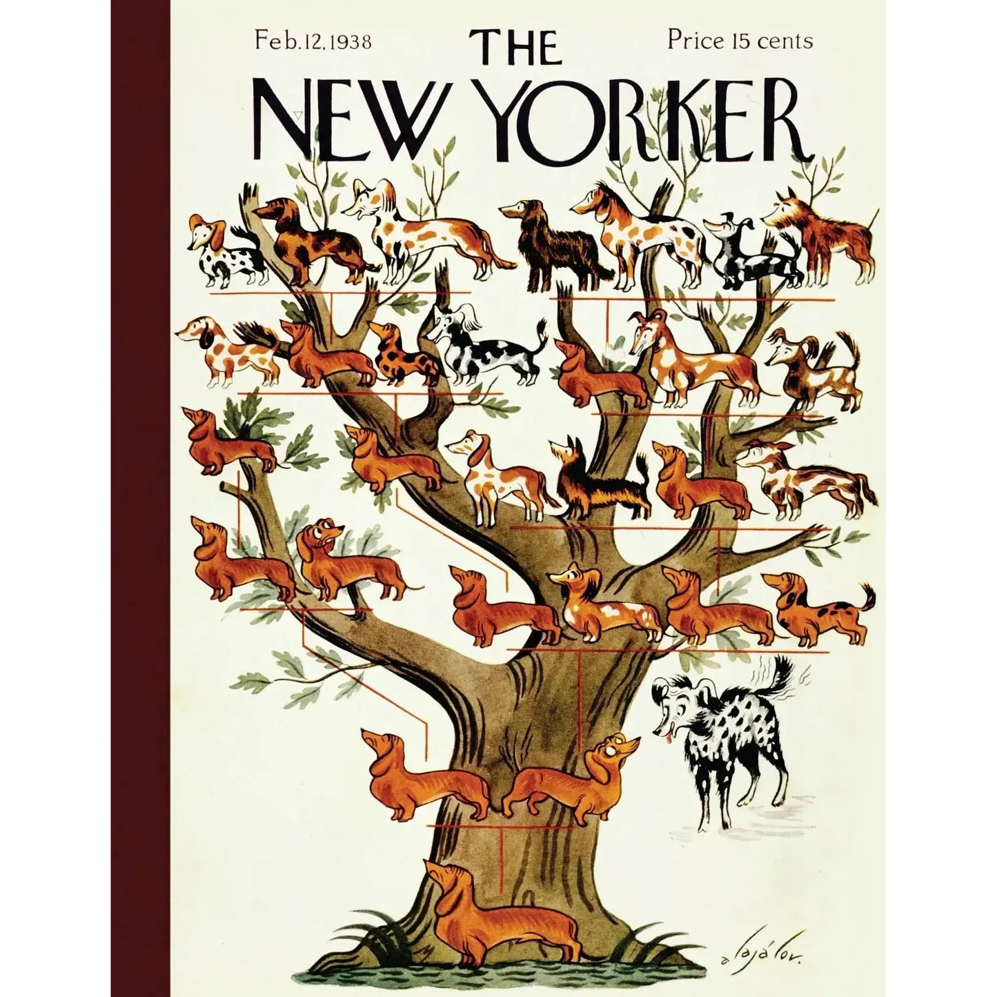 Purebred Mutts The New Yorker 100 Piece Mini Jigsaw Puzzle NYPC