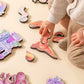 Dinosaur Magnetic Wooden Puzzle Set with Cotton Bag | Made in the USA 🇺🇸