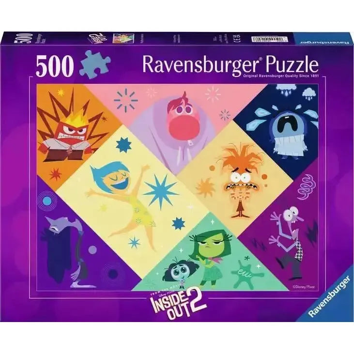 Puzzling Emotions Inside Out 2 500 Piece Jigsaw Puzzle Ravensburger