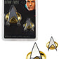 Star Trek The Next Generation Communicator Badge And Lapel Pin Set