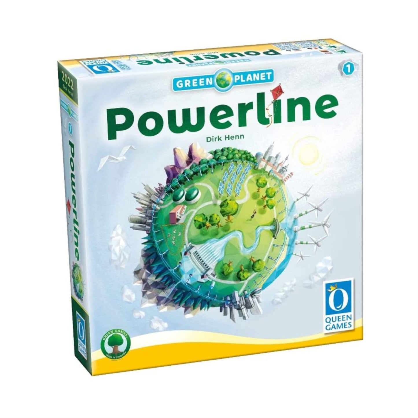 Queen Games Powerline Dice Strategy Board Game, 1-6 Players
