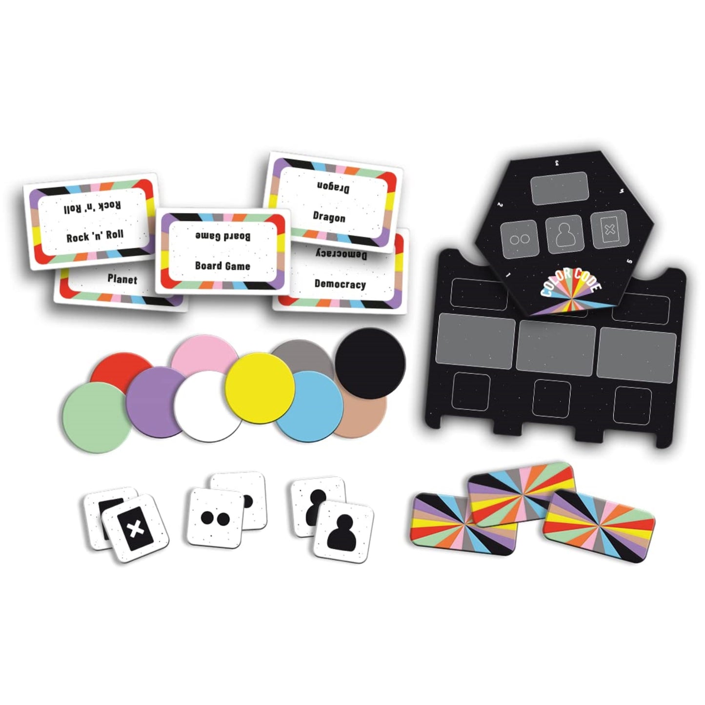 Color Code Chili Island Party Board Game