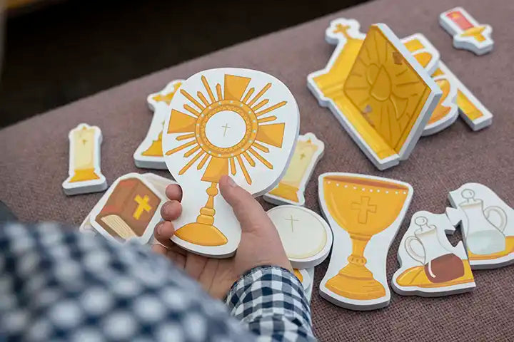 Quiet Mass Set | Catholic Mass Toy for Kids | Montessori Faith Learning