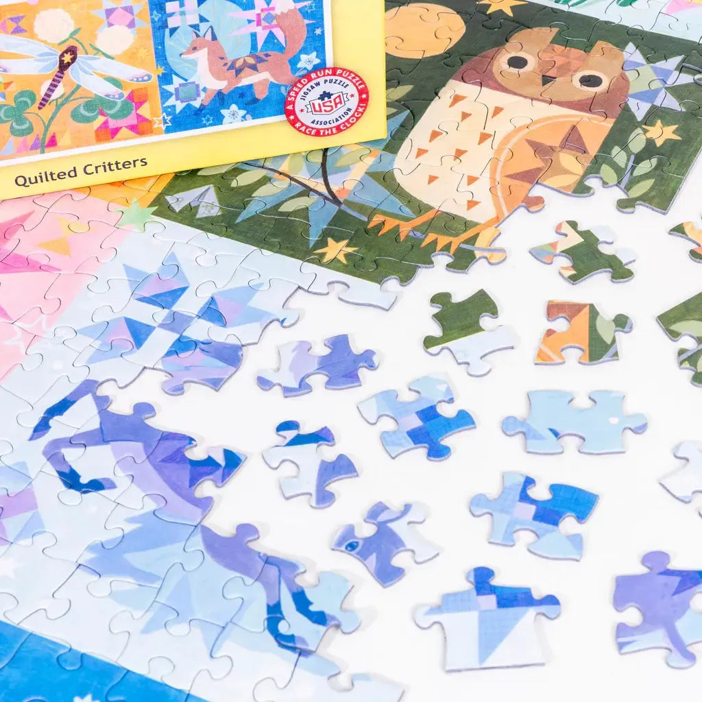 Quilted Critters "Mixed Up" 500 Piece Jigsaw Puzzle PuzzleTwist