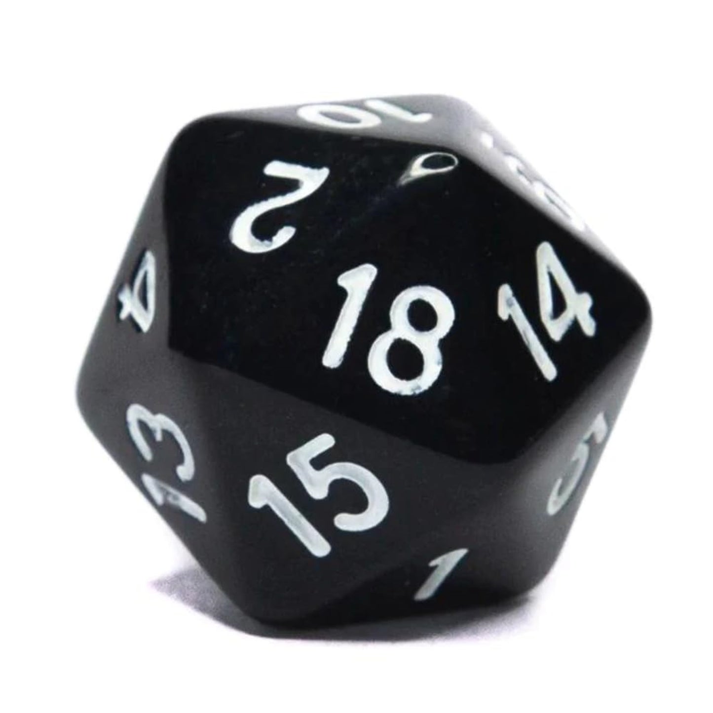 R4I Dice W/Arch'D4: Opaque - Black W/White (15)