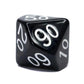 R4I Dice W/Arch'D4: Opaque - Black W/White (15)