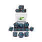 Role 4 Initiative R4I50019-Fc Opaque Dice Dark Gray & Light Blue - Set Of 15