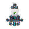 Role 4 Initiative R4I50019-Fc Opaque Dice Dark Gray & Light Blue - Set Of 15