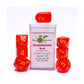 Role 4 Initiative Polyhedral Dice - Translucent Red W/Gold And Arch'D4 (7)