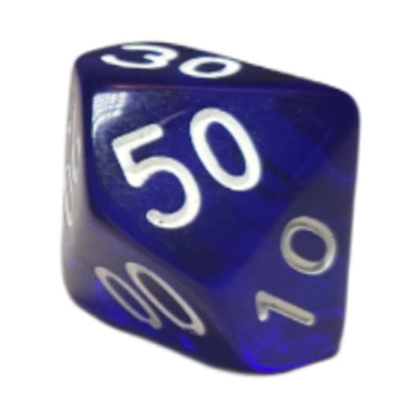 Role 4 Initiative R4I Dice W/ Arch'D4: Translucent - Dark Blue W/ White (15)