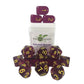 Role 4 Initiative R4I Dice W/ Arch'D4: Translucent - Dark Purple W/ Yellow (15)