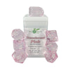 Role 4 Initiative Polyhedral Dice - Translucent Pink W/White And Arch'D4 (7)