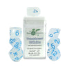Role 4 Initiative Polyhedral Dice - Translucent White W/Light Blue And Arch'D4 (7)