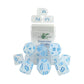 Role 4 Initiative Polyhedral Dice - Translucent White w/Light Blue, Arch'd4 (15)