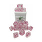 Role 4 Initiative R4I Dice W/ Arch'D4: Diffusion - Cherry Blossom W/ White (15)