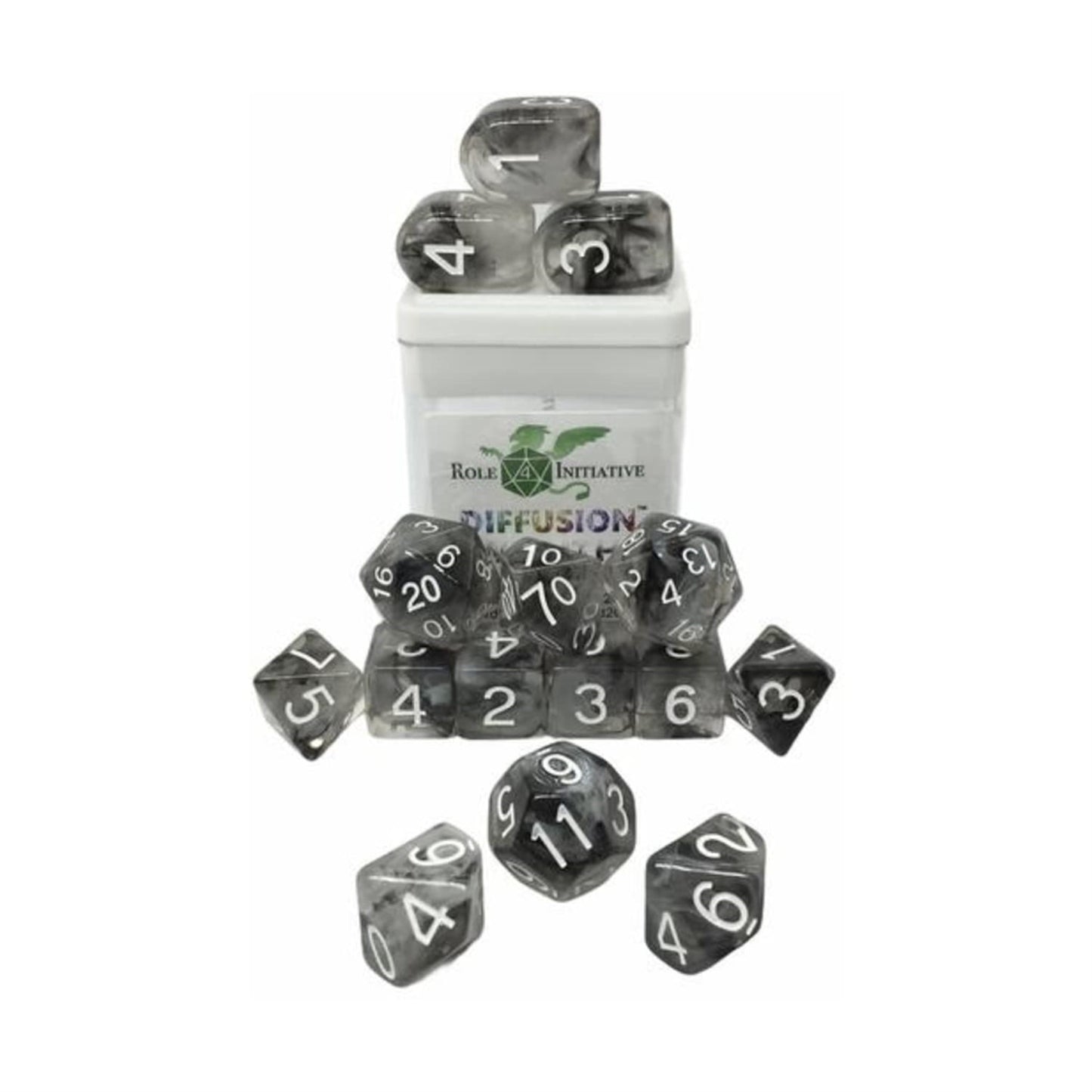 Role 4 Initiative: 15-Set Dice Diffusion Wraith R4I 50514-Fc