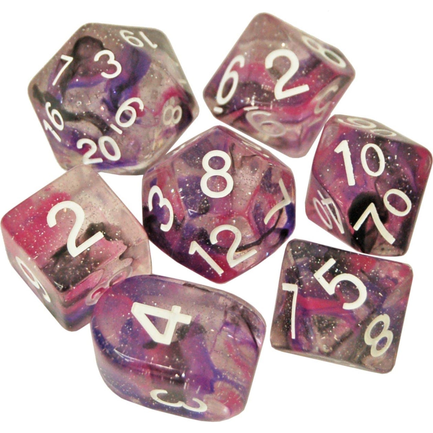R4I Dice W/Arch'D4: Diffusion - 42 W/White (7)