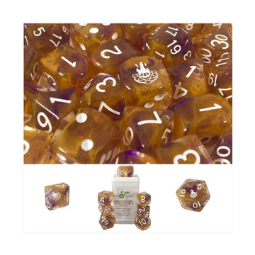 Role 4 Initiative Diffusion Poly Set - Warlock'S Pact W/Class Symbol (15)