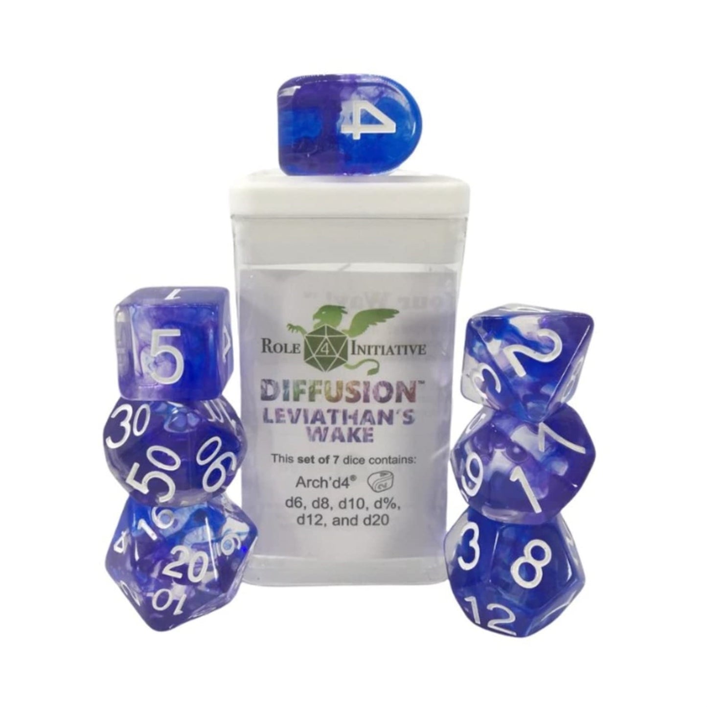 Diffusion Poly Set - Leviathan'S Wake W/Numbers (7)