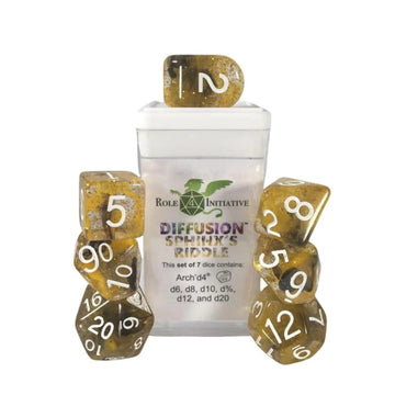 Role 4 Initiative Diffusion Poly Set - Sphinx'S Riddle W/Creature Symbol (7)
