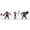 Role 4 Initiative Characters Of Adventure - Orcs Group Archer, Paladin, Battlemaster For D&D Or Pathfinder