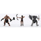Role 4 Initiative Characters Of Adventure - Orcs Group Archer, Paladin, Battlemaster For D&D Or Pathfinder