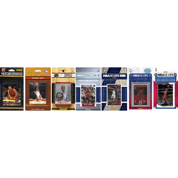 Nba Toronto Raptors 7 Different Licensed Trading Card Team Sets