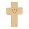 Solid Maple Wood Baby Rattle – Natural Wooden Cross Rattle | Made in the USA 🇺🇸