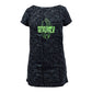 Star Trek Resistance Is Futile Glow Ladies Sleep Shirt  Black  Medium