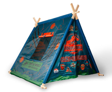 Jurassic World: Camp Cretaceous Indoor Teepee Tent | Pop-Up Canopy Tents & Shelters, Fort Playhouse For Kids, Indoor Reading Nook | Dinosaur Toys & Games, Gifts And Collectibles | 5 X 4 Feet