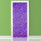 Minecraft Purple Nether Portal Gateway Fabric Door Cling | 34 x 82 Inches