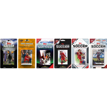 Mls Real Salt Lake 6 Different Licensed Trading Card Team Sets