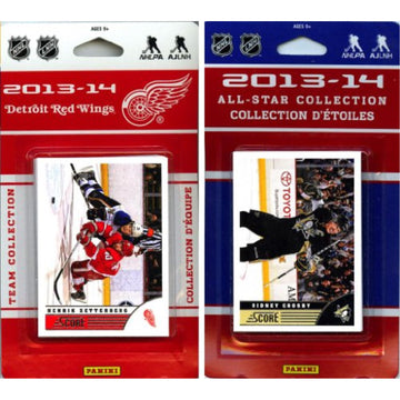 Nhl Detroit Red Wings Licensed 2013-14 Score Team Set And All-Star Set