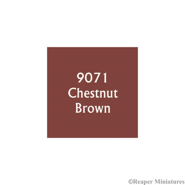 Reaper Miniatures Paints Paint Chestnut Brown 1/2 Oz Rpr 09071