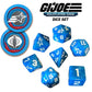 Renegade Game Studios G.I. Joe Roleplaying Game Dice Set, Specialty Dice, 2 D20 , 1 D12, 1 D10, 1 D8, 1 D6, 1 D4 , 1 D2 Coin