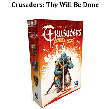 Renegade Game Studios Crusaders: Thy Will Be Done - Medieval Strategy Board Game, 2-4 Players, Ages 14+, Brown, Model RGS02469