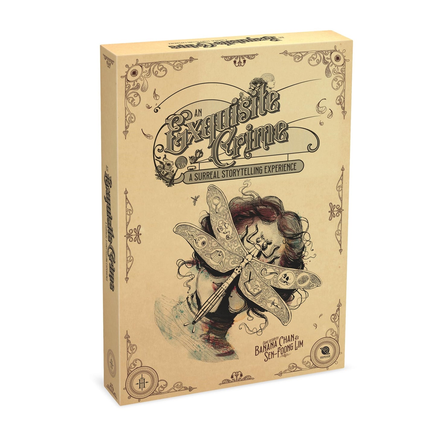 Renegade Games Studios: An Exquisite Crime: A Surreal Storytelling Experience - Storytelling & Drawing Card Game, Ages 14+, 2-4
