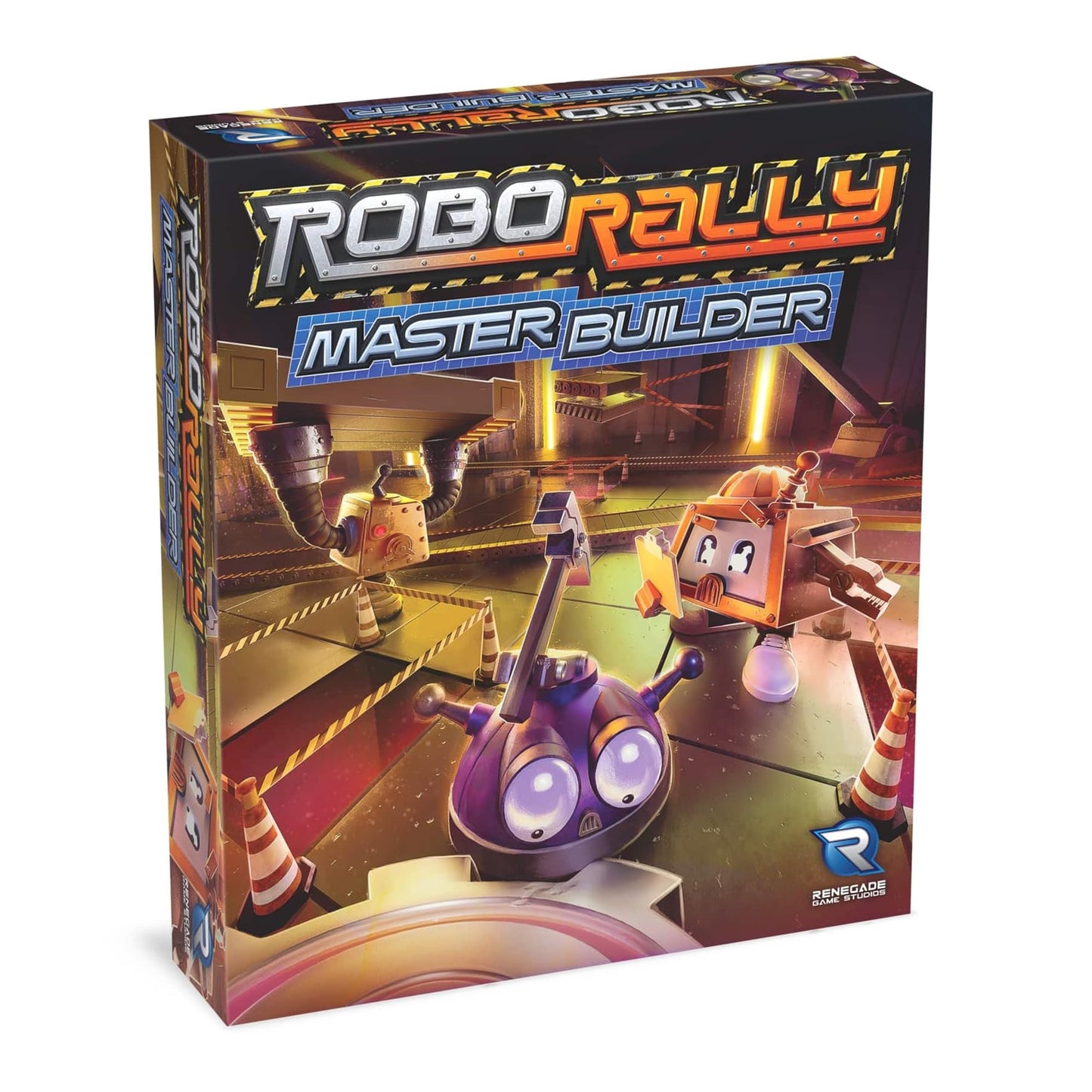Renegade Game Studios: Robo Rally - Master Builder Expansion - Strategy Programmed Movement Board Game, New Grids, Ages 12+, 2-6 Players, 45-90 Min