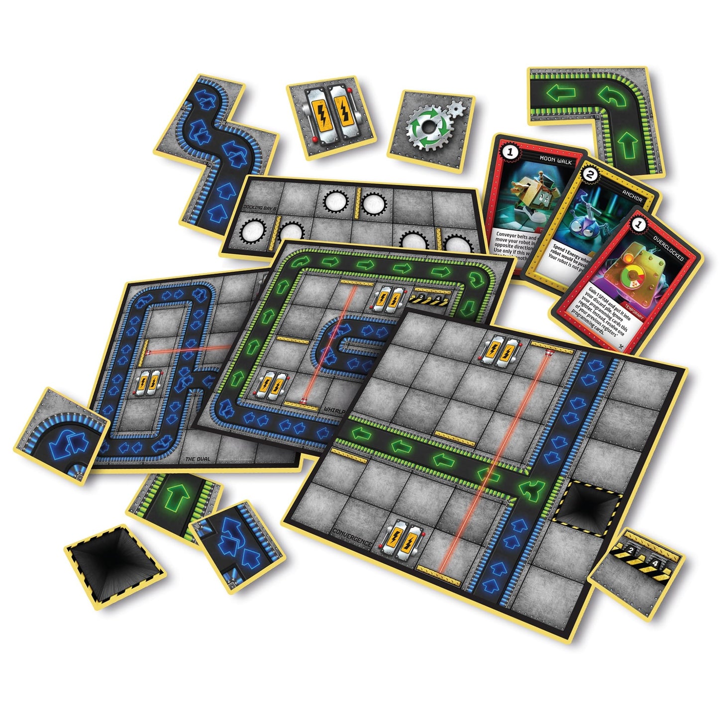 Renegade Game Studios: Robo Rally - Master Builder Expansion - Strategy Programmed Movement Board Game, New Grids, Ages 12+, 2-6 Players, 45-90 Min