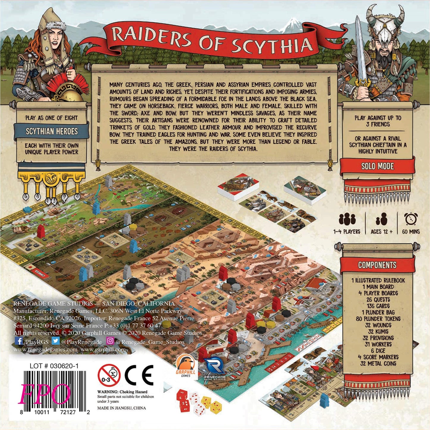 Renegade Game Studios Raiders of Scythia