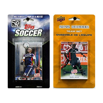 Mls New England Revolution 2 Different Licensed Trading Card Team Sets