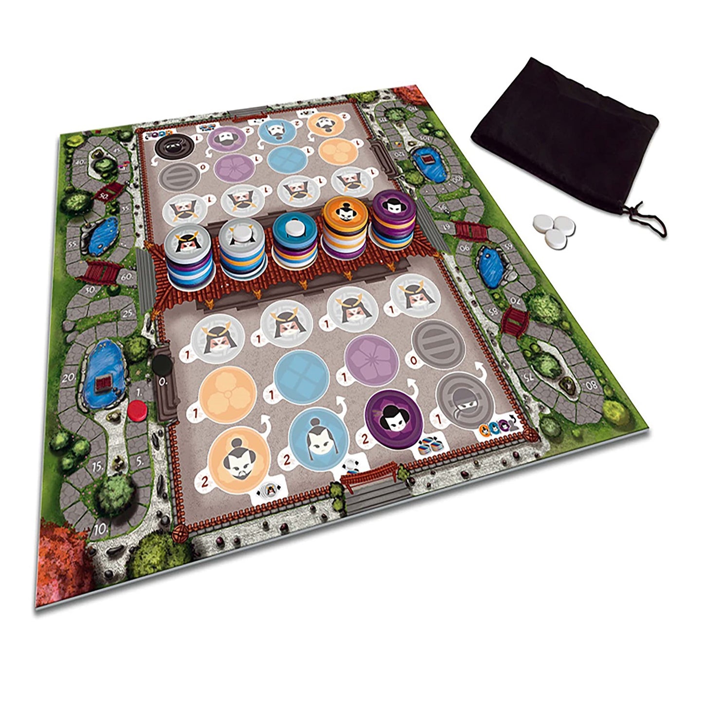 Rio Grande Games Ta-Ke: Strategy Boardgame, Ages 10+, 2 Players, 30 Mins, Multi