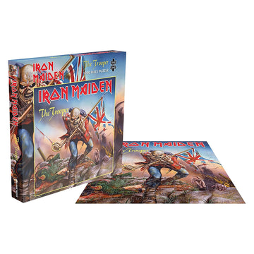 RockSaws Iron Maiden The Trooper Jigsaw Puzzle - 1000 Pieces, 16 x 16 in, Paperboard