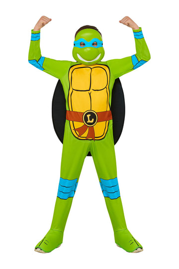 Tmnt Leonardo Boys Costume Jumpsuit And Mask  Medium