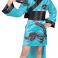 Teal Dragon Girl Child Costume Medium