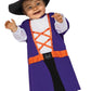 Purple & Orange Witch Costume Baby Bunting Newborn 0-9 Months
