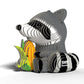Raccoon 3D Cardboard Model Kit Eugy