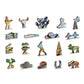 Railway 505 Piece Wood Jigsaw Puzzle Wooden City