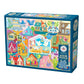 Rainbow Birdies "Speed Puzzle" 500 Piece Jigsaw Puzzle Cobble Hill