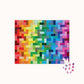 Rainbow Bricks LEGO 1000 Piece Jigsaw Puzzle Chronicle